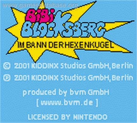 Cover Bibi Blocksberg - Im Bann der Hexenkugel for Game Boy Color